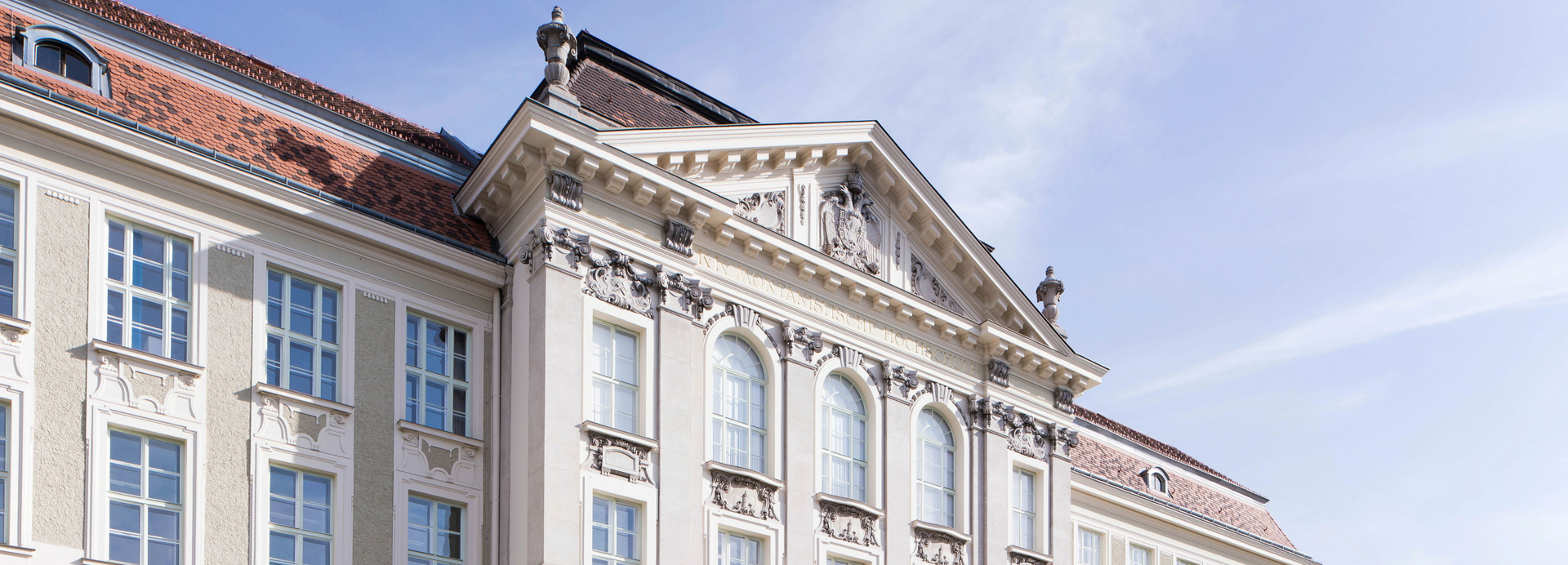 The main building of the Technical University of Leoben. Photo: © Technical University of Leoben The main building of the Technical University of Leoben.