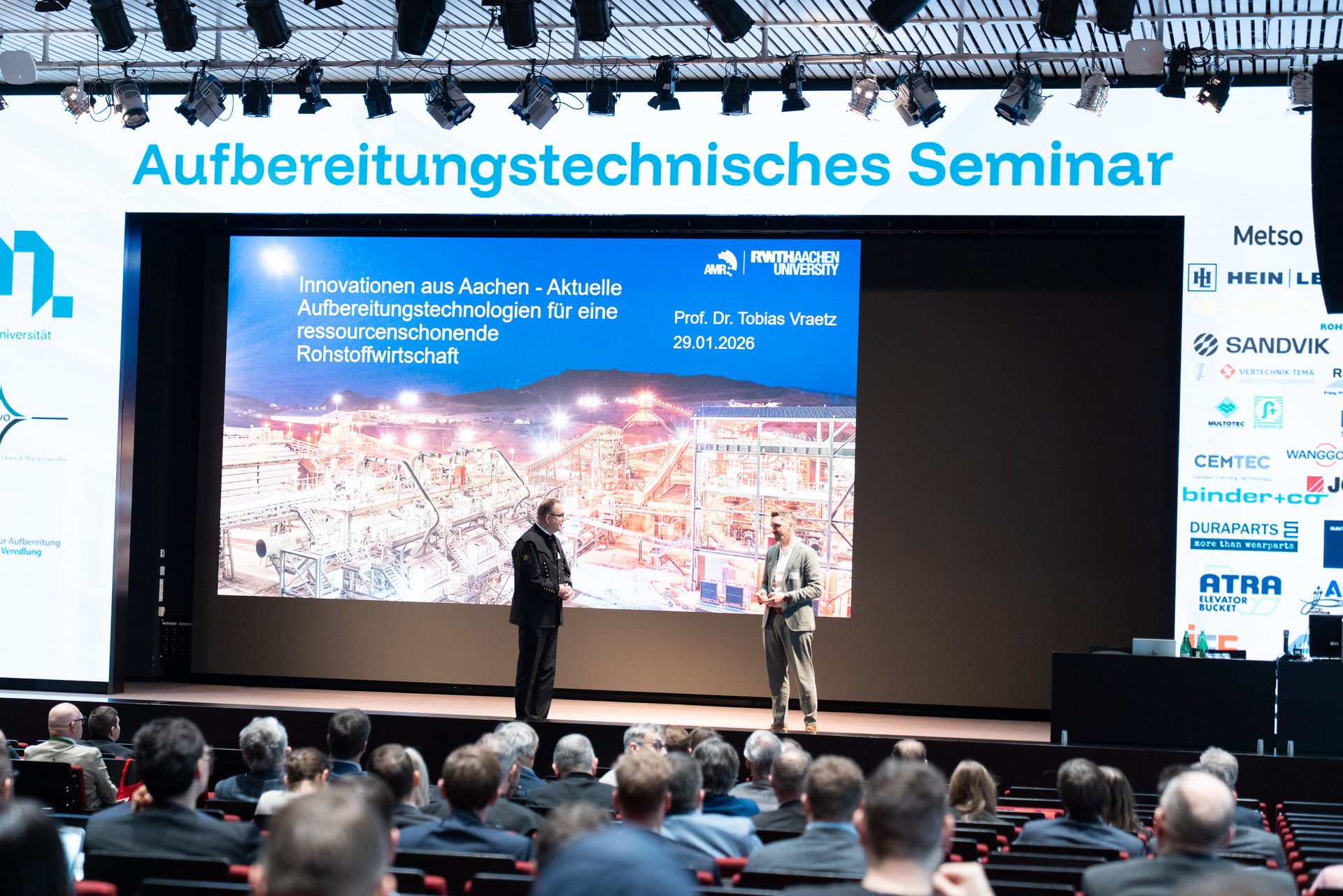 Vom 28. bis 30. Januar 2026 fand an der Montanuniversität Leoben das jährliche Aufbereitungstechnische Seminar statt.