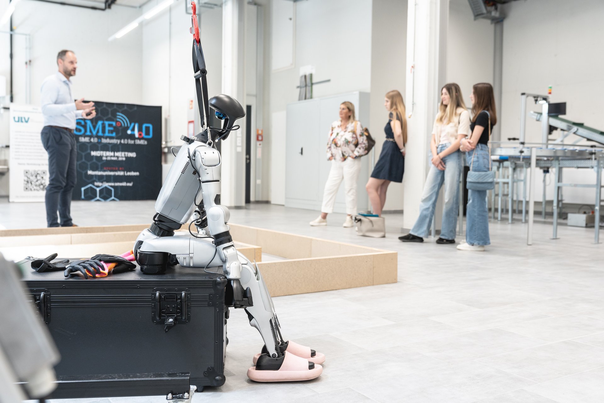 Info-Tag an der Montanuniversität Leoben. Foto: © MUL/Stefanie Luschin KI und Robotik am Info-Tag.