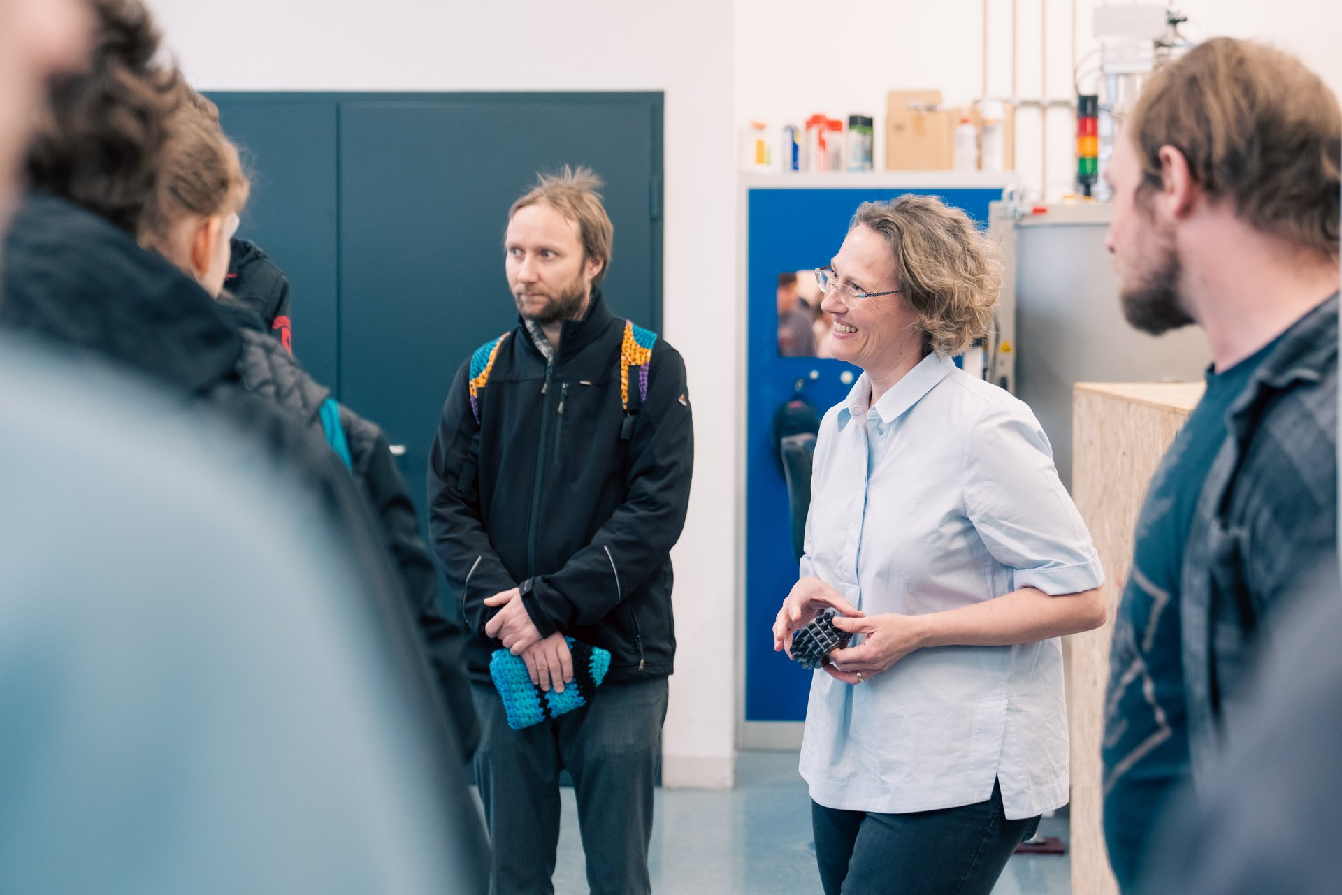 Info-Tag an der Montanuniversität Leoben. Foto: © MUL/Schnehen, Fazokas Besucher*innen des Info-Tags nehmen an kurzen Workshops teil.