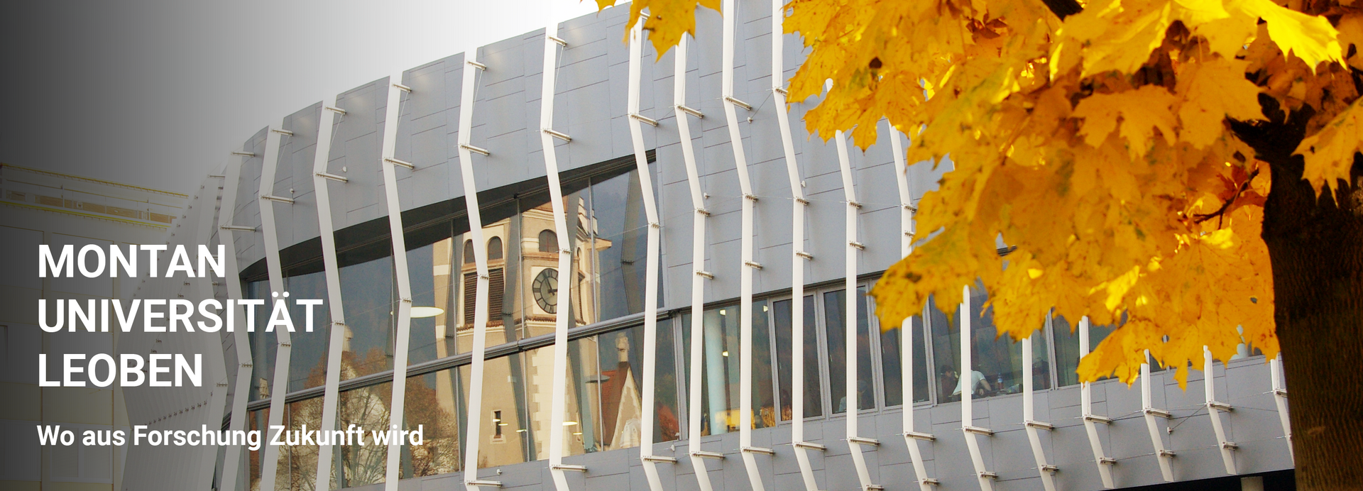 Montanuniversität Leoben mit dem Erzherzog Johann Gebäude.