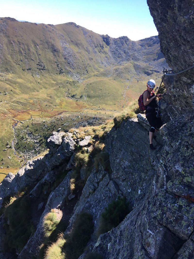 Eine anspruchsvolle Bergtour bietet der Lukas-Max Klettersteig. Die richtige Ausrüstung ist hier Pflicht! Bild6_LukasMaxKlettersteig