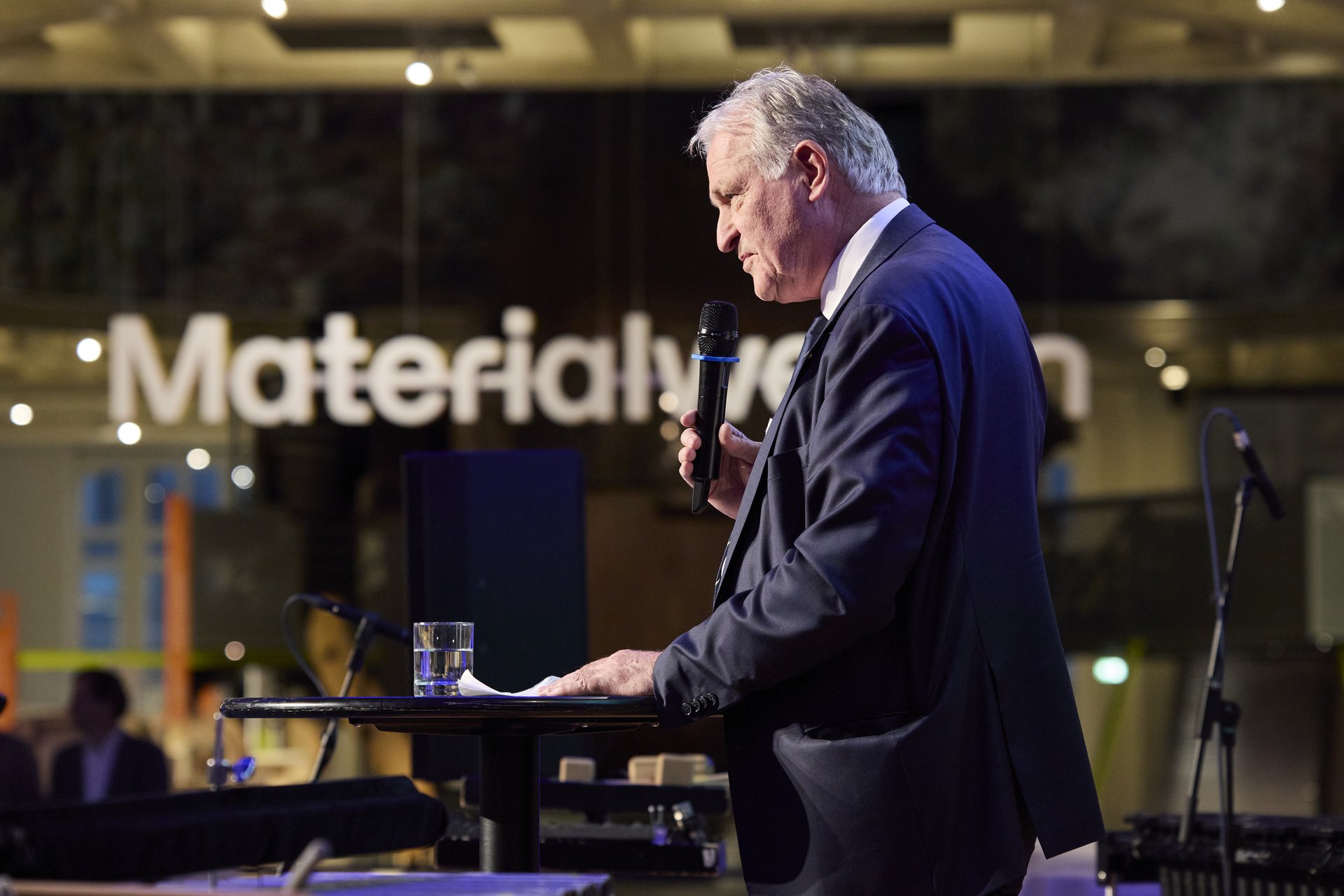 Rektor Peter Moser hielt die Keynote zur Ausstellungseröffnung. Foto: © Technisches Museum Wien/APA-Fotoservice/Heinz Tesarek