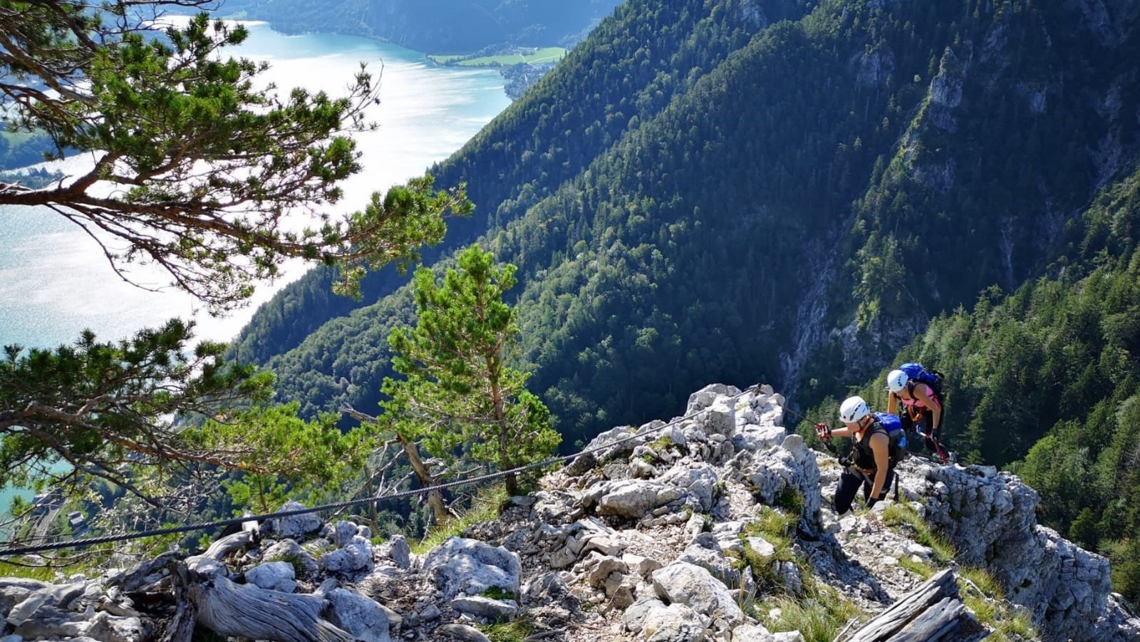 Die Aussicht ist auf nahezu allen Klettersteigen atemberaubend. Bild2_Aussicht