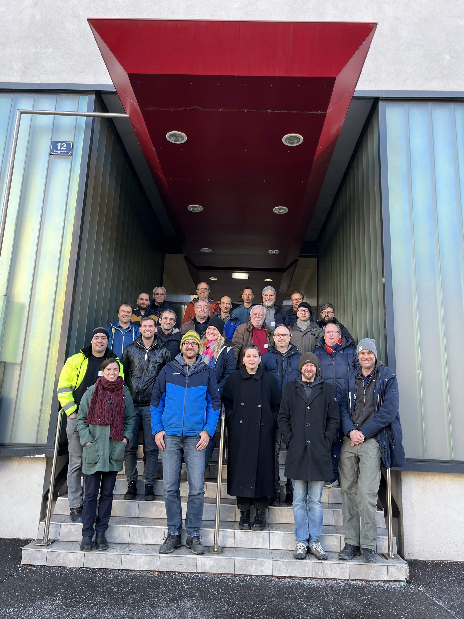 Gruppenfoto der Teilnehmenden am 1. Österreichischen UNFC-Kurses.